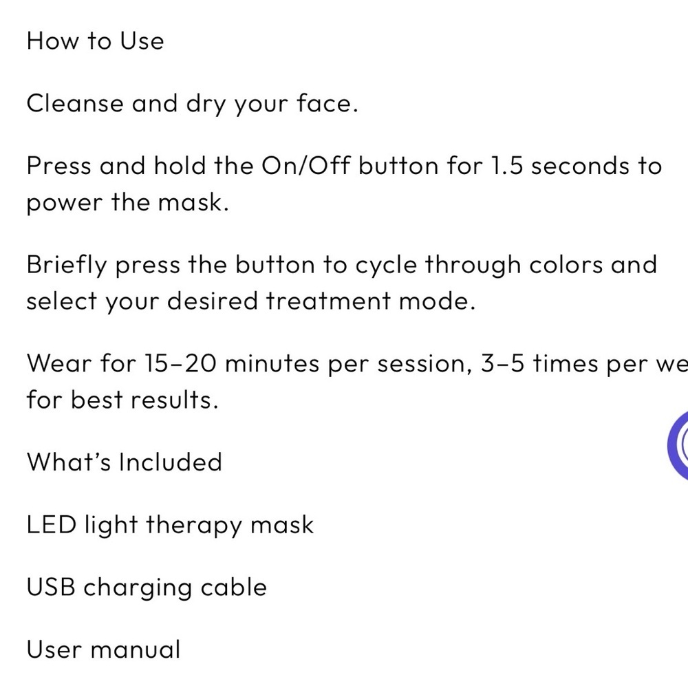 D24K Cosmetics 7-Color LED Professional Grade Therapy Mask- sealed NIB - Picture 5 of 6